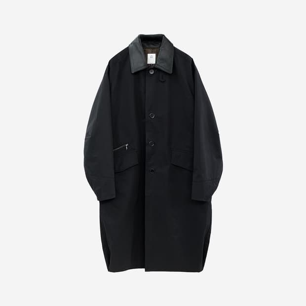 폴리테루 벌룬 코트 블랙(4)