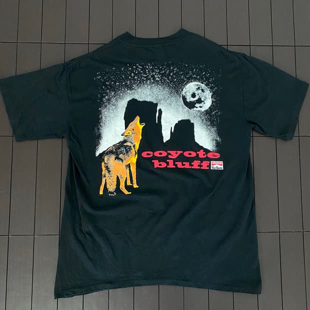 (XL) 90s 빈티지 말보로 코요테 티셔츠