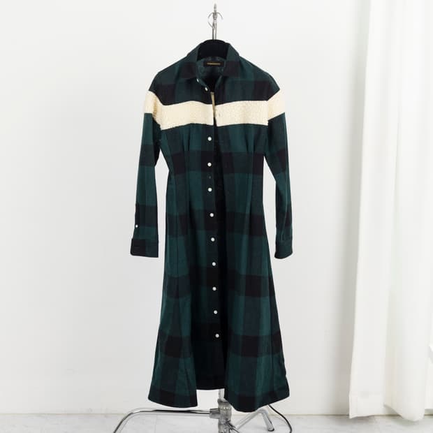 페노메논 셔츠 자켓 원피스