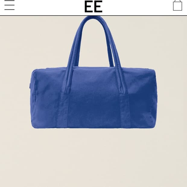 구해요!) EE 더플백 오션블루색상