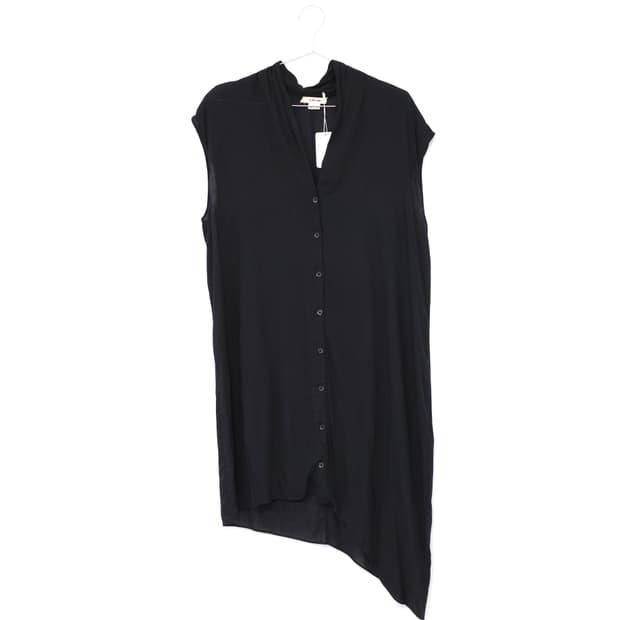 Helmut Lang V-Neck Button Dress 
