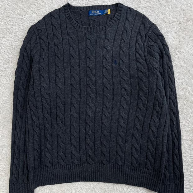 폴로 랄프 로렌 꽈배기 니트/#3153