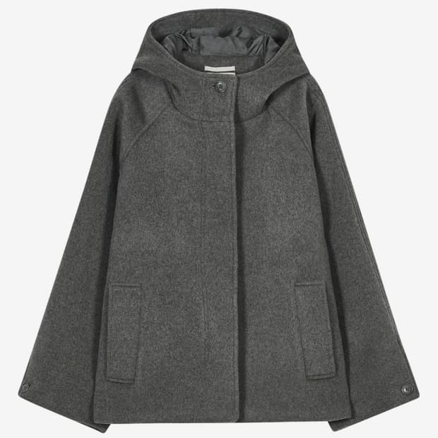 타입서비스 후디드 하프코트