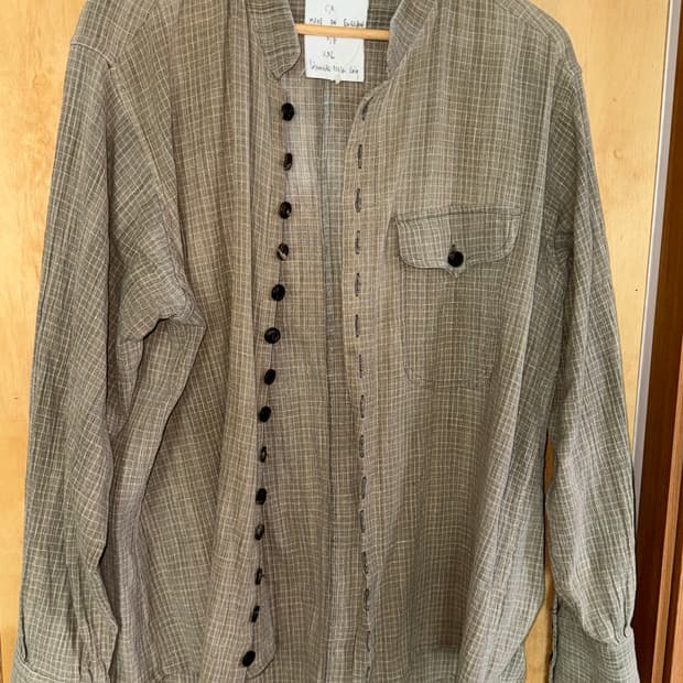 존알렉산더스켈톤 리넨 워크 셔츠