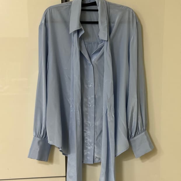 자라 새틴블라우스