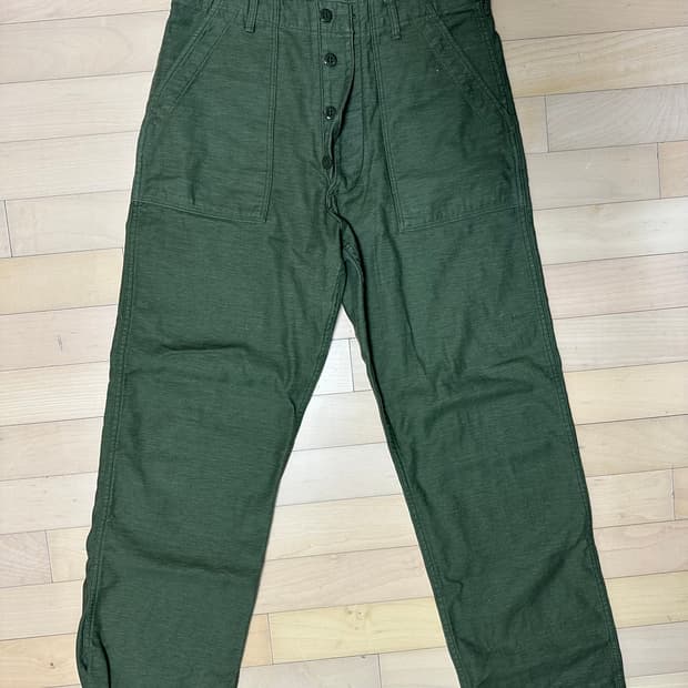 오어슬로우 퍼티그팬츠 빈티지 워싱 