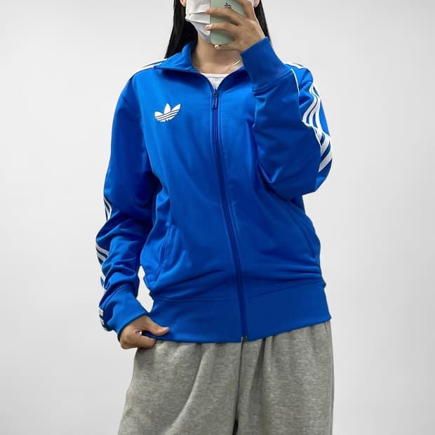 아디다스 og 파이어버드 트랙탑 져지 블루