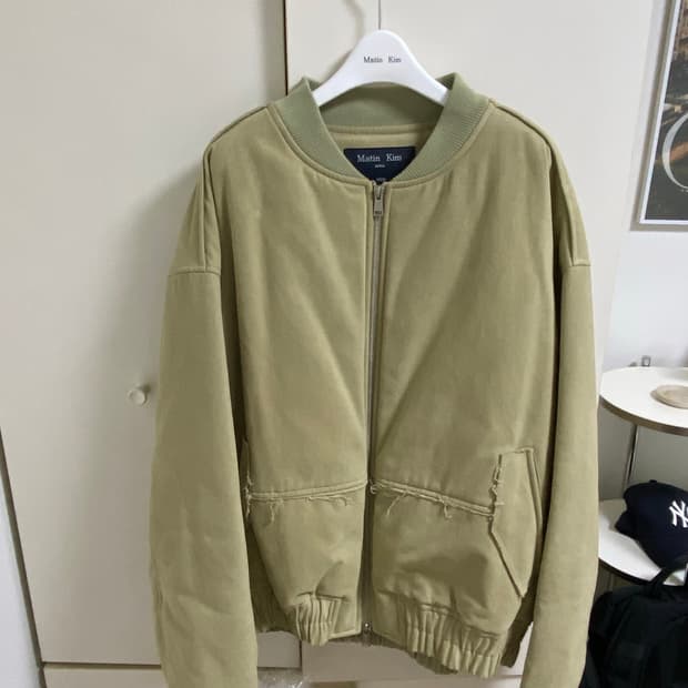 마땡킴 스웨이드 봄버자켓 사이즈 XL