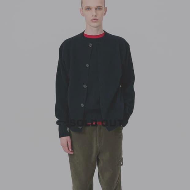 [구매] 애니타임로릭 레이어드 가디건 블랙 M