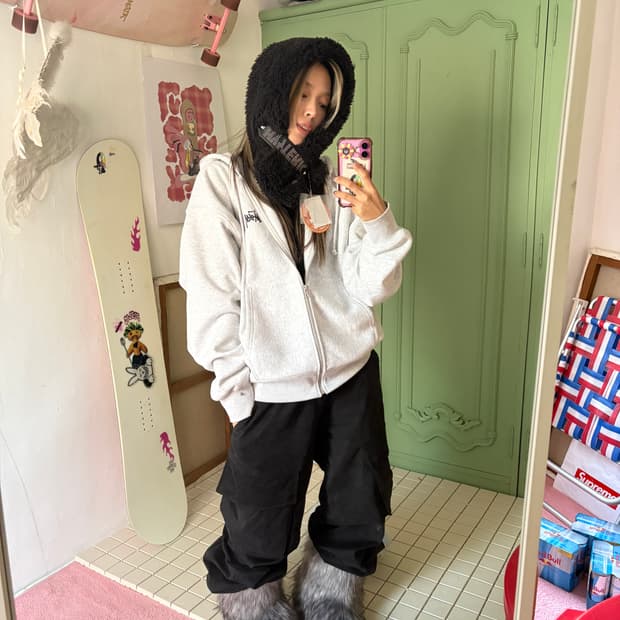 히스테릭 스터드 벨트 머플러(라스트)