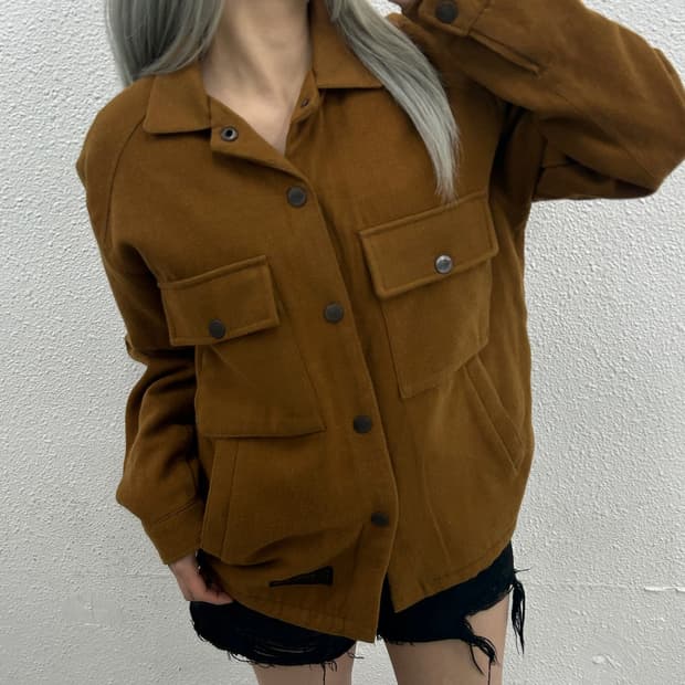 디키즈 포켓 캬라멜맛 울 자켓 L