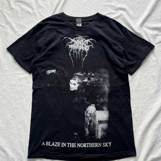 [M] Darkthrone 다크스론 밴드 리프린팅 헤비코튼 반팔 티셔츠
