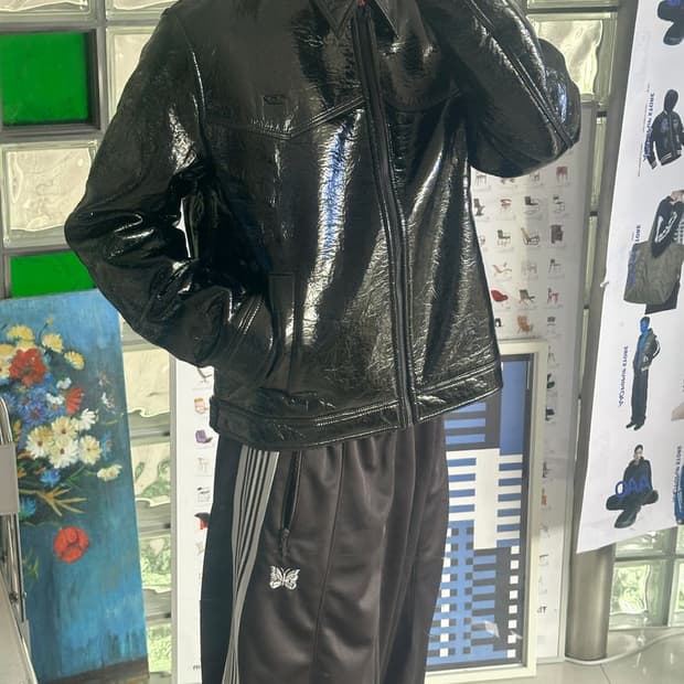 BOILED WOOL BLEND JACKET 지퍼 재킷