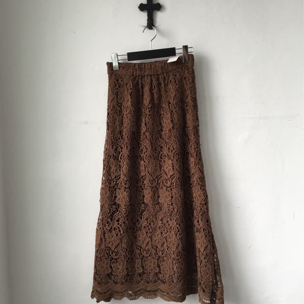 Crochet long skirt