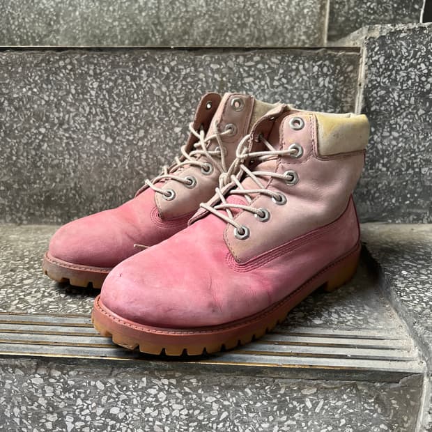 팀버랜드 6인치 클래식 프리미엄 핑크 부츠