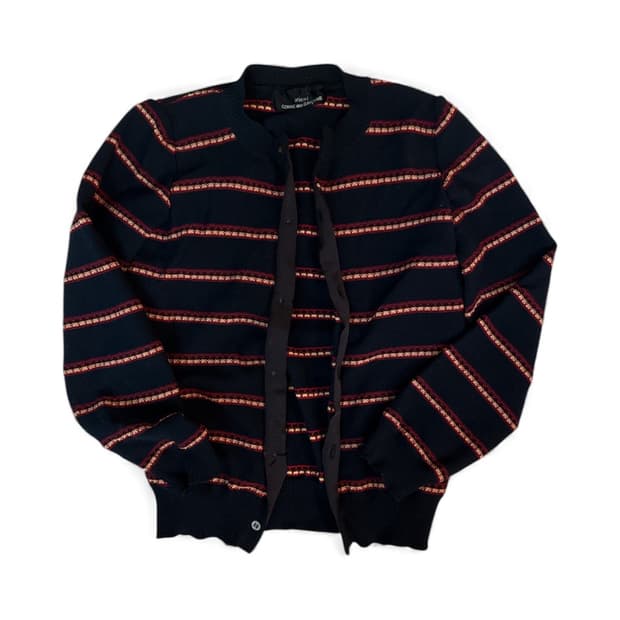 꼼데가르송 트리콧 가디건