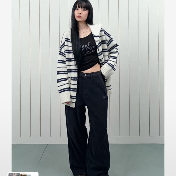 애즈온 KNOCK 코듀로이 팬츠 S