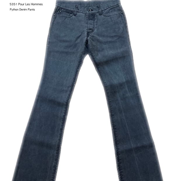 5351 Pour Les Hommes Python Denim Pants