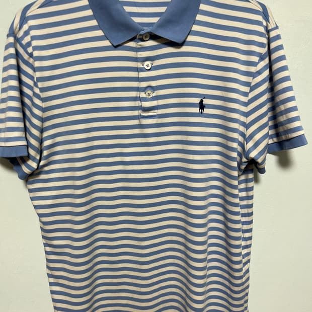 폴로 랄프로렌 스트라이프 반팔 카라티