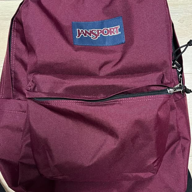 잔스포츠 버건디백팩