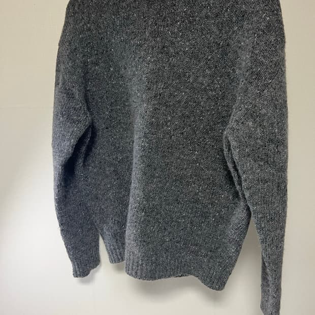 SEW 도네갈 모헤어 트위드 라운드 니트