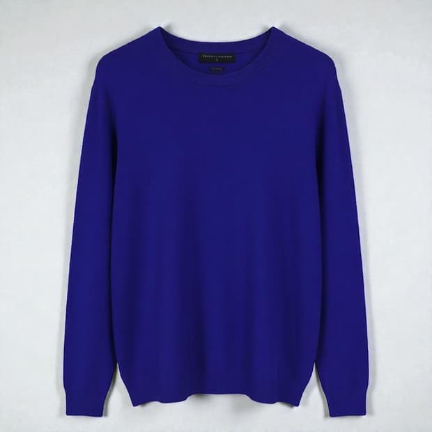 100)더니트컴퍼니 캐시미어100%니트 퍼플