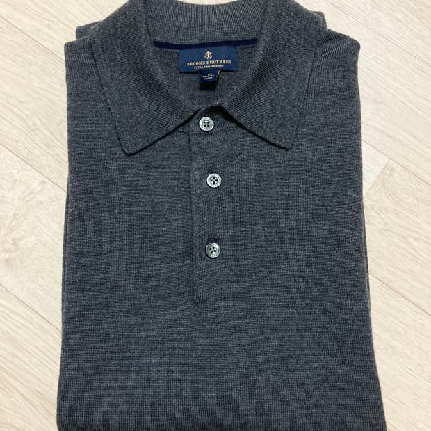 브룩스브라더스 울 카라 니트 M(100) 판매