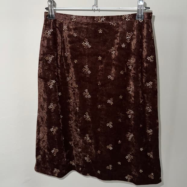 빈티지 미디 스커트