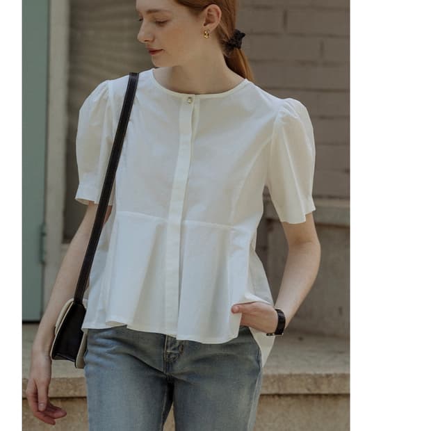 Till i die 틸아이다이 플레어 블라우스