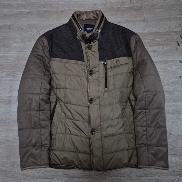 LAIKAIDUO 배색 집업 패딩 코트 XL(105)