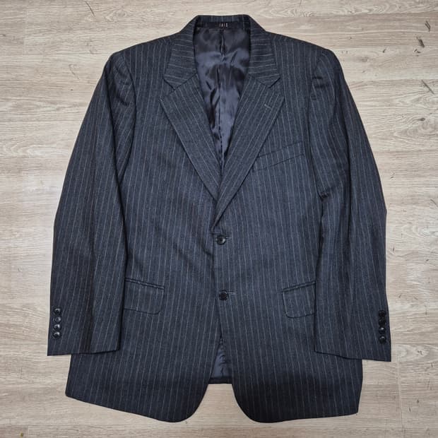 닥스 런던 남성 스트라이프 블레이저 정장자켓 L(100)