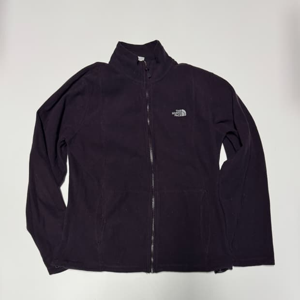 여성 노스페이스 플리스 집업 자켓 딥퍼플 L