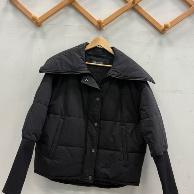 닐바렛 여성용 니트소매 패딩자켓 S 오버핏