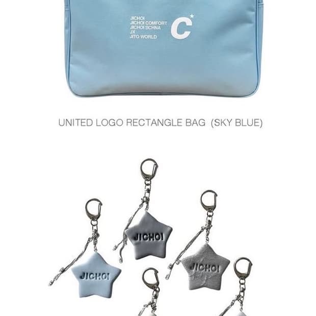 지초이서울 지초이 유나이티드 로고백 키링포함