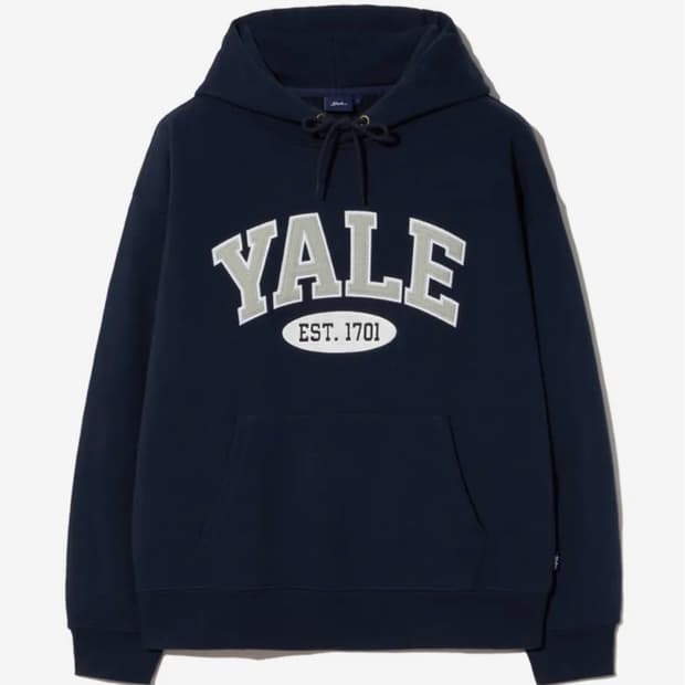 [ws] YALE 투톤아치 후드_네이비