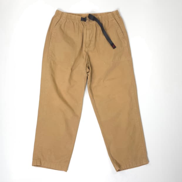그라미치 루즈테이퍼드 코튼팬츠 카멜브라운 (M)