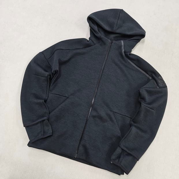 150 아디다스 ZNE 키즈 블랙 후드 집업 0722Y