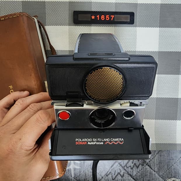 폴라로이드 SX-70 즉석카메라 가방 포함