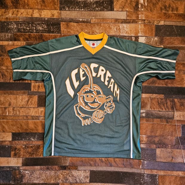 Ice cream 져지 반팔티 