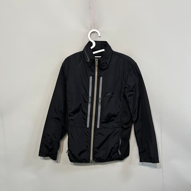 아르마니 진스 봄 바람막이 S 95 남성 블랙 상태최상 