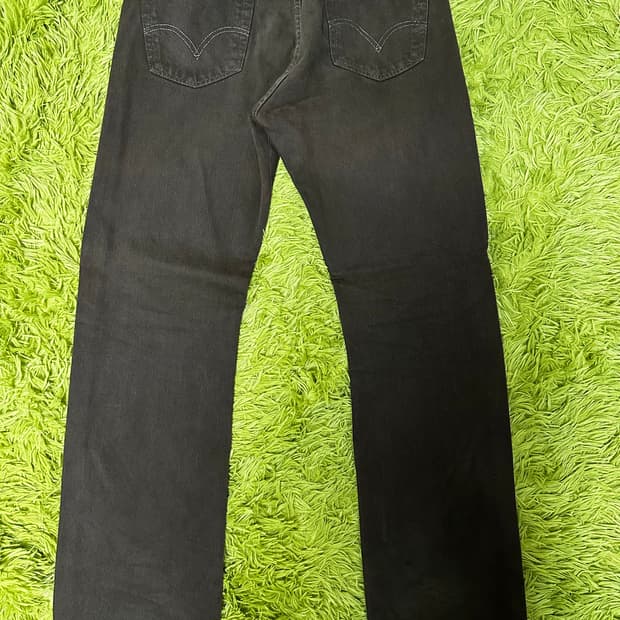 리바이스 501 데님팬츠(갈색 긴기장)