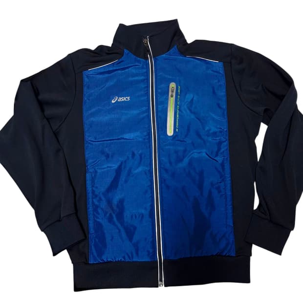 [아식스] 스포티 고프코어 네이비 블루 배색 트랙탑 져지 여성 95