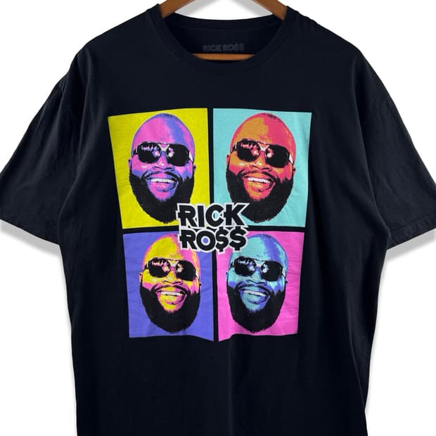 Rick Ross 팝아트 그래픽 티셔츠4324