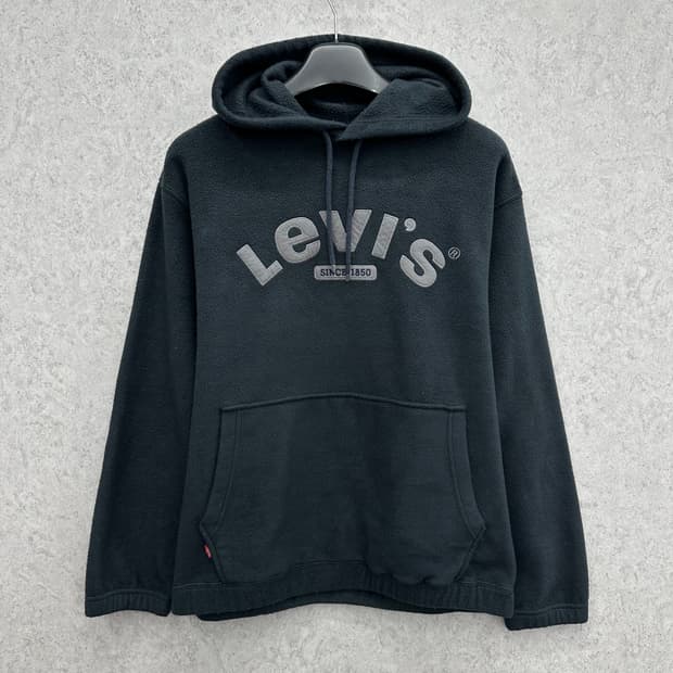 100 리바이스 남자 후리스 후드티