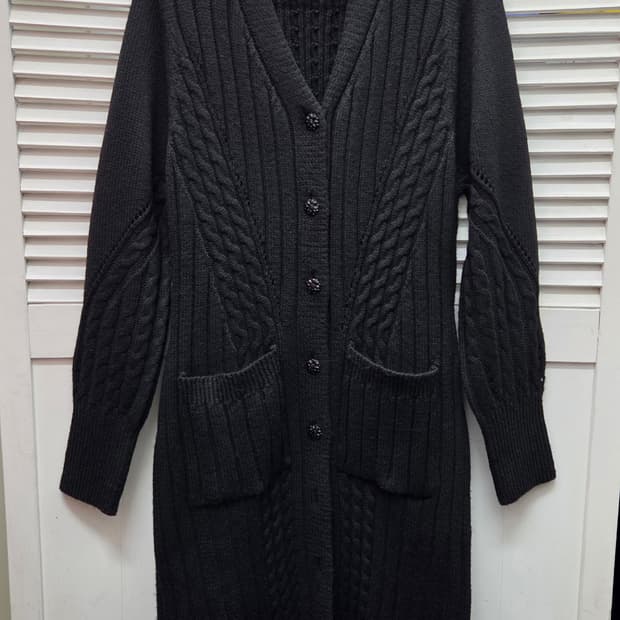 체루티1881 니트 롱 가디건