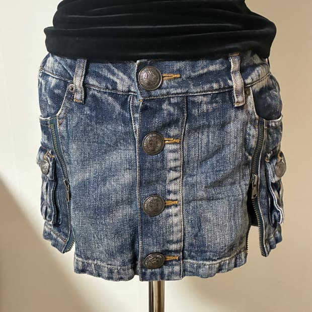 y2k 데님스커트