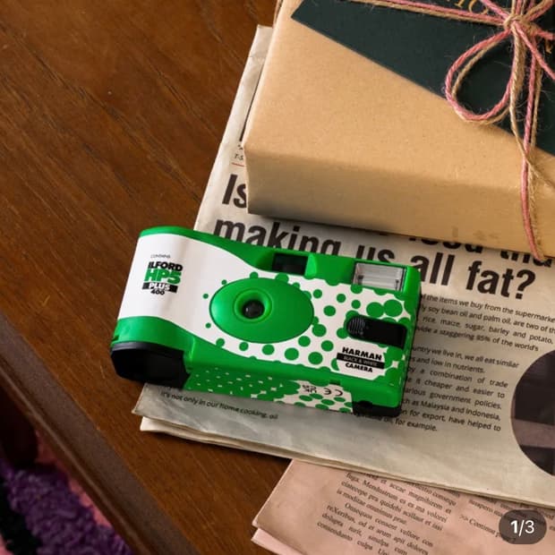 하만 일회용 흑백 필름카메라