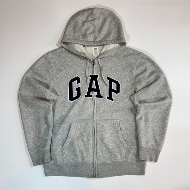 GAP 갭 그레이 후드집업