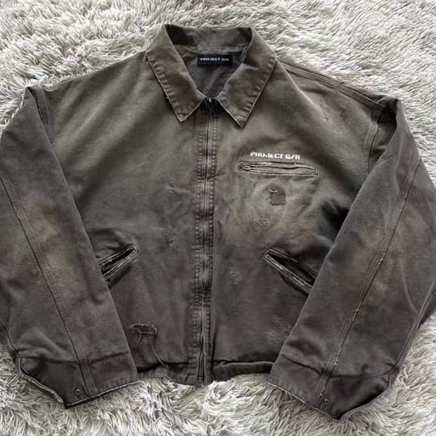 프로젝트gr 워크자켓 브라운 카키 1/2사이즈 삽니다