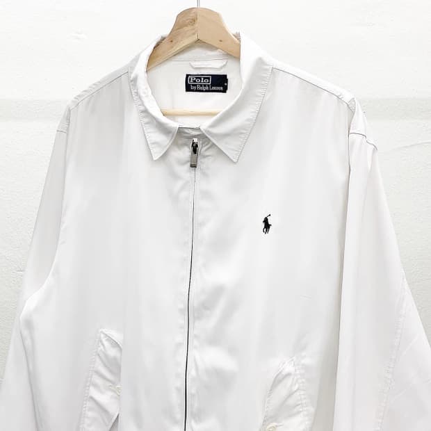 폴로 랄프로렌 화이트 윈드 자켓